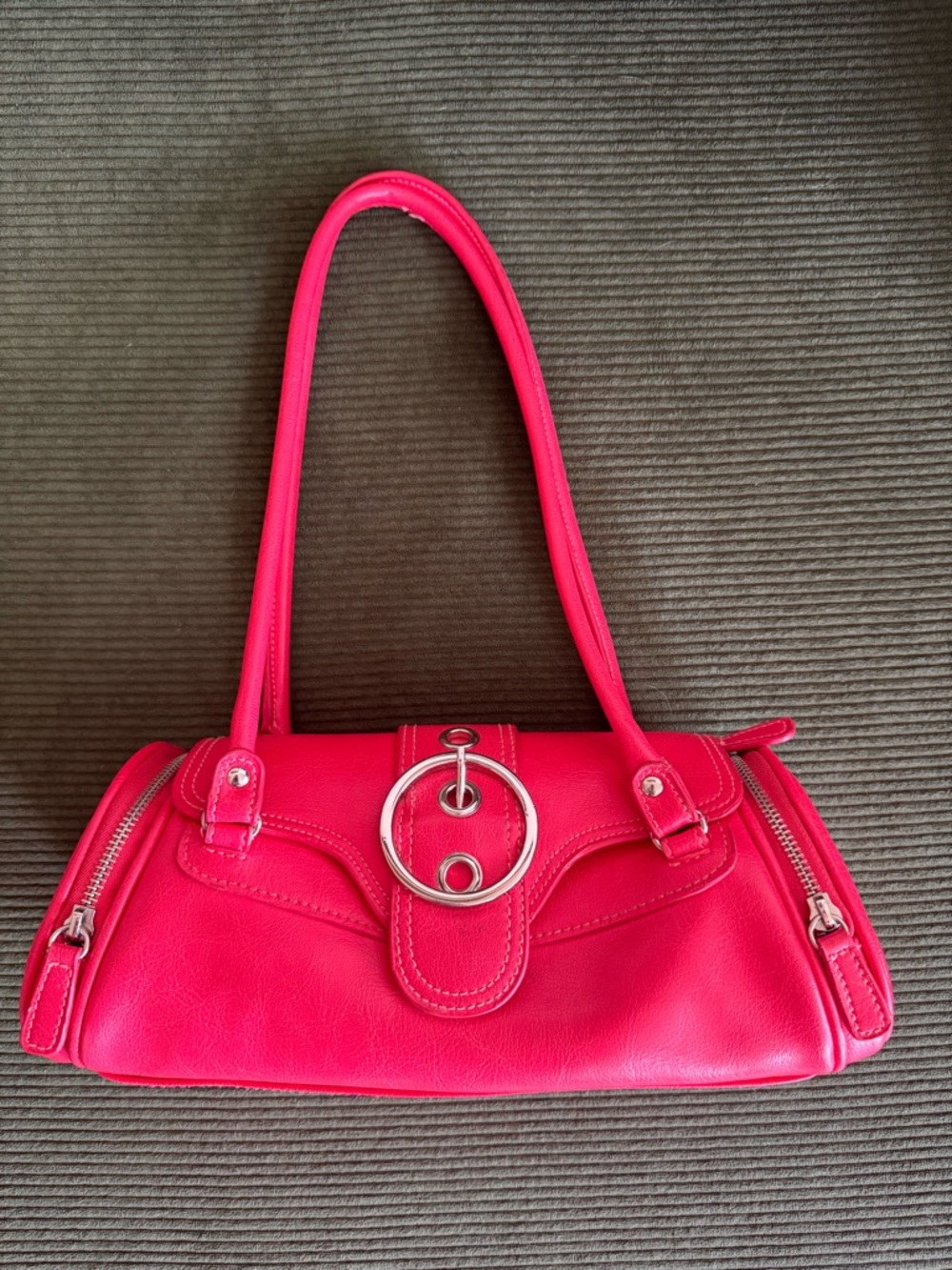 Hot Pink Y2K Shoulder Bag
